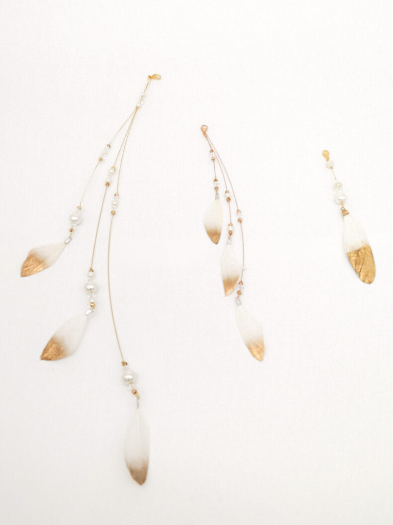 #feather charm midi
