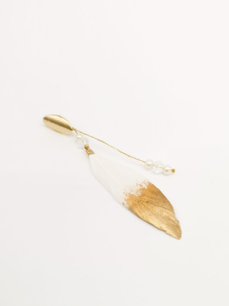 #feather earring