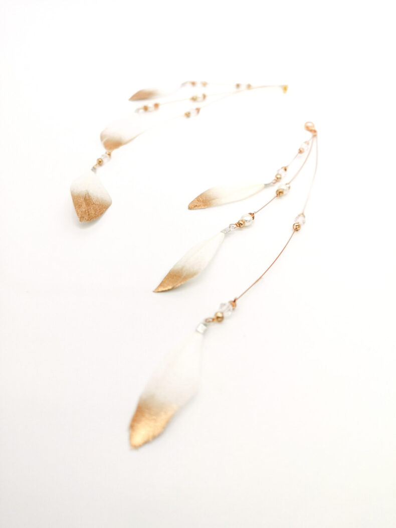 #feather charm midi