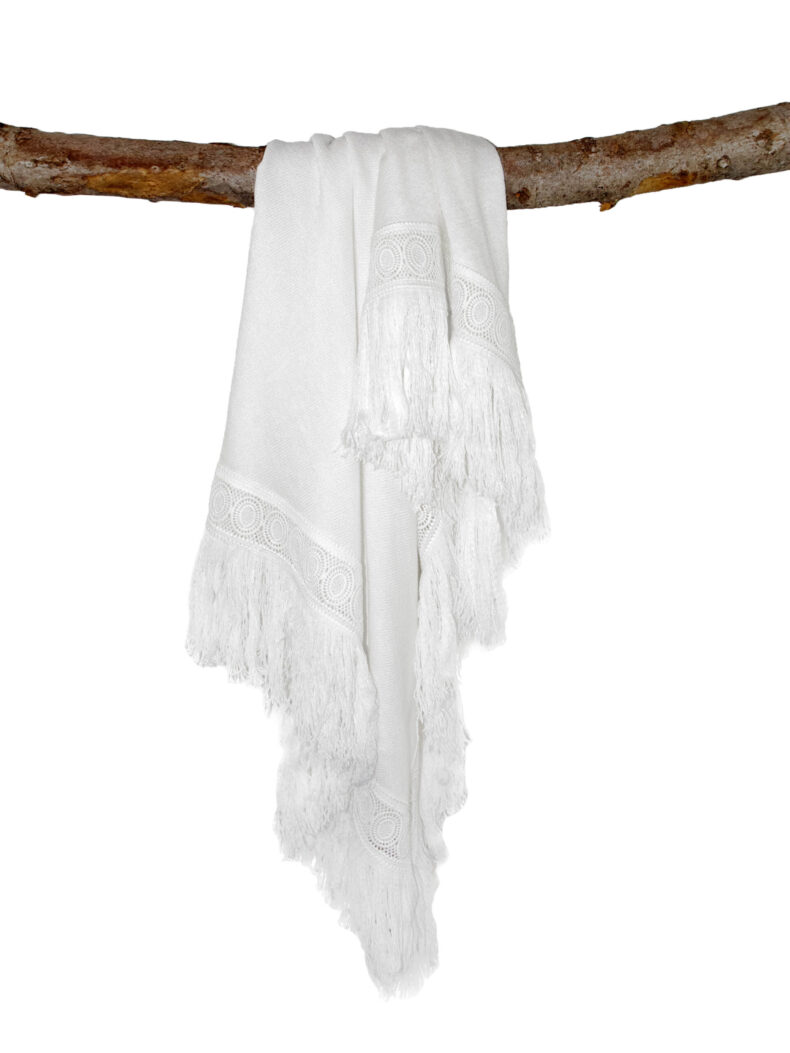 #be spirit Dreieckstuch mit Fransenspitze