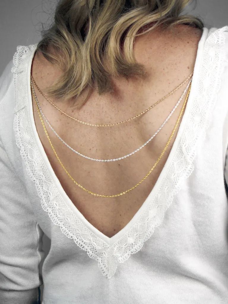 #tricolor backlace metal 3 reihig/row