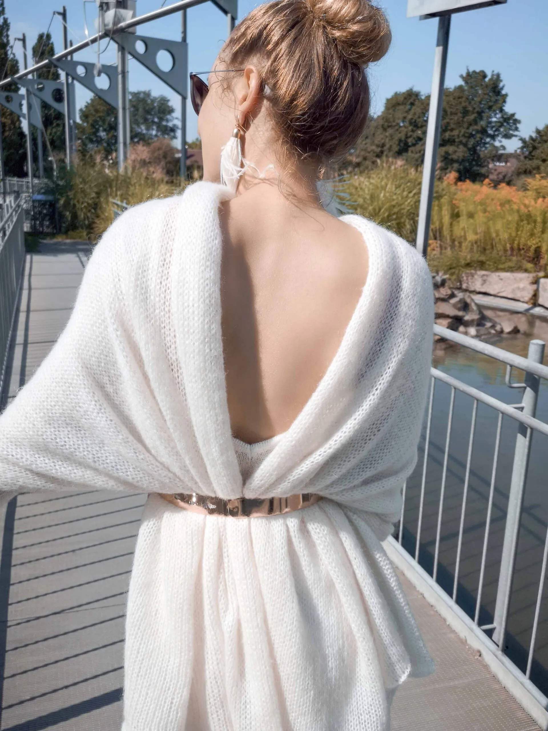 #be sweet Schal ivory