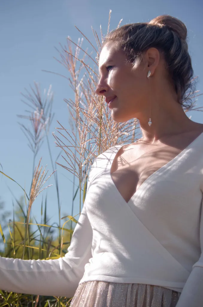 #be pretty Braut-Wickeljacke in ivory